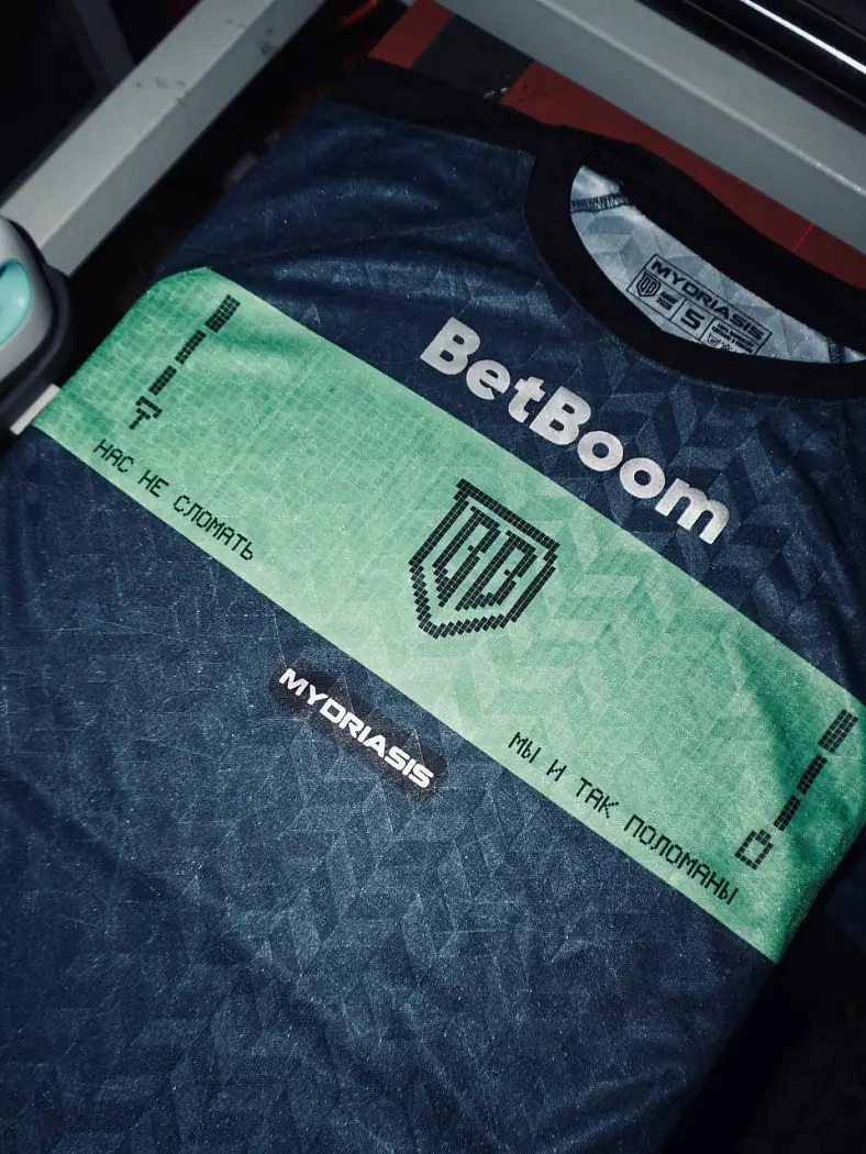 BetBoom × Mydriasis — джерси — печать на одежде TOKETA